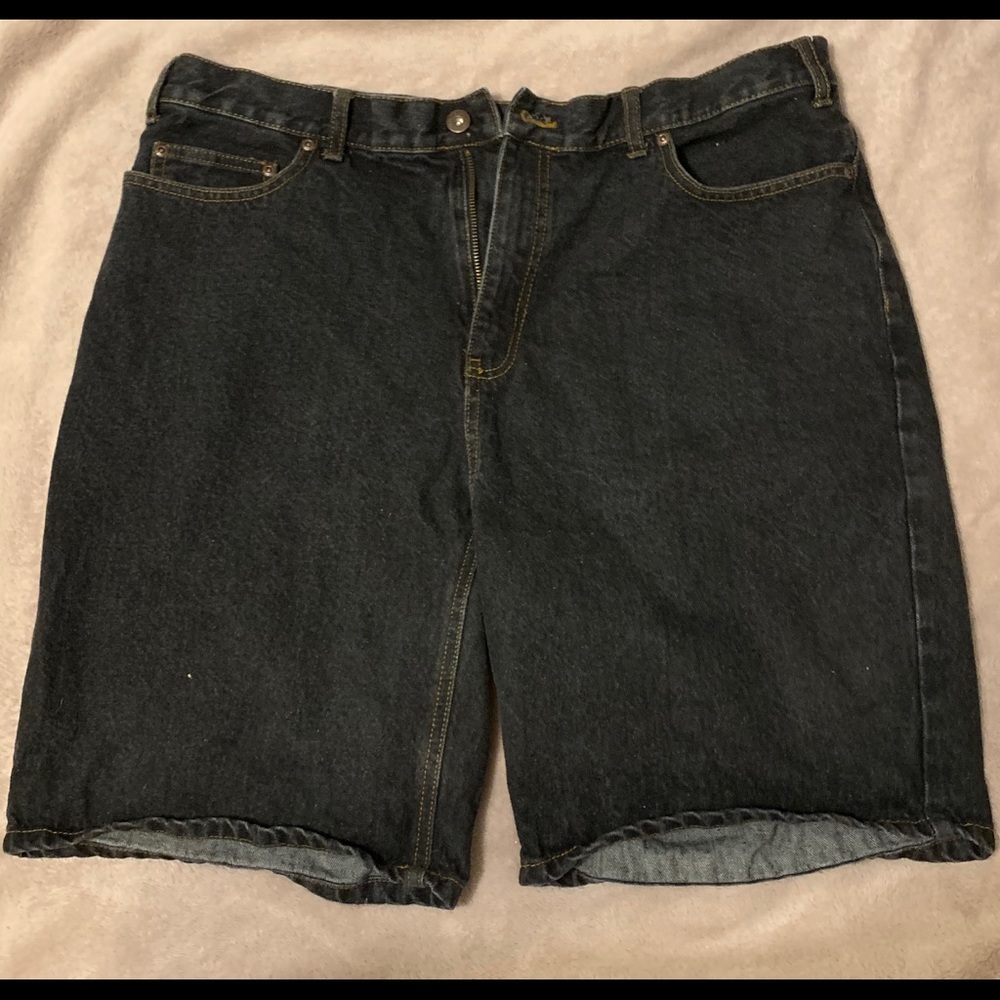 Men’s blue jean shorts